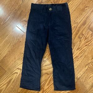 The Beaufort Bonnet Company Boys Navy Corduroy Pants Size 4T